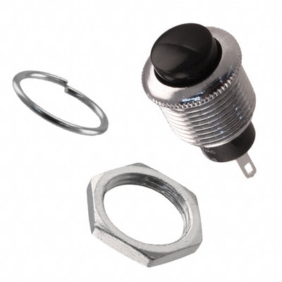 RP3502MABLK by E-Switch - PUSH SWITCH SPST-NO 3A 120V