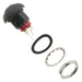 RP8100B2M1CEBLKBLKRED by E-Switch - SWITCH PB SPST-NO 0.125A 125V