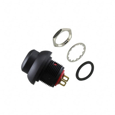 RP8101B2M1CEBLKBLKNIL by E-Switch - PUSH SWITCH SPST-NO 0.125A 125V