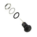 RP8200B2M1CEBLKBLKBLU by E-Switch - PUSH SWITCH SPST 0.1A 24V