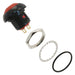 RP8300B2M1CEBLKREDNIL by E-Switch - SWITCH PB SPST-NO 200MA 250V