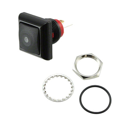 RP8400B2M1CEBLKBLKBLU by E-Switch - SWITCH PB SPST-NO 0.125A 125V