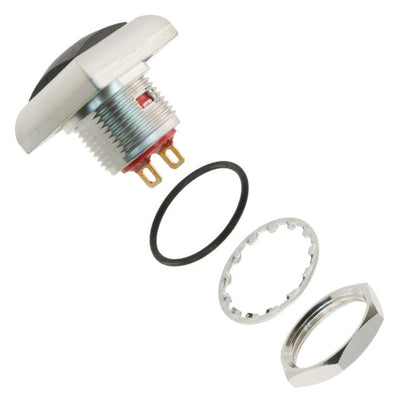 RP8400B2M1CENICBLKNIL by E-Switch - SWITCH PB SPST-NO 0.125A 125V