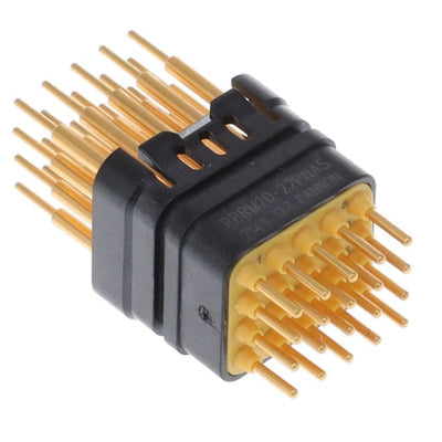 RPRM20-22PNAS by ITT Cannon, LLC - CONNECTOR EN4165 INSERT 20-22 PIN PCB