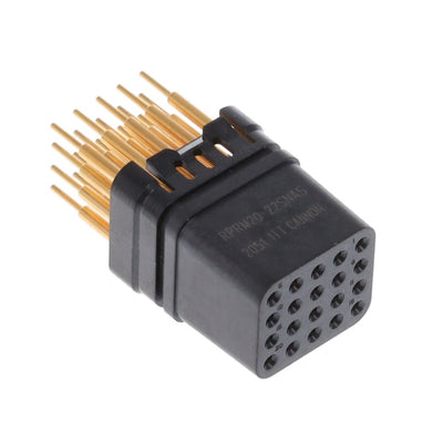 RPRM20-22SNAS by ITT Cannon, LLC - CONNECTOR EN4165 INSERT 20-22 SKT PCB