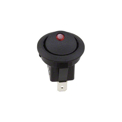 RR11131100-214 by E-Switch - ROCKER SWITCH SPST 10A 125V