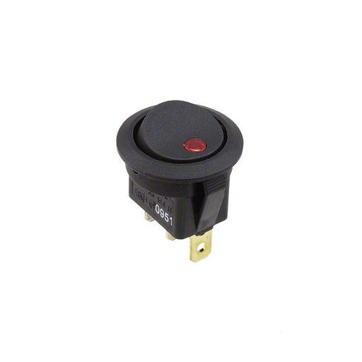 RR18131100-214 by E-Switch - ROCKER SWITCH SPST 10A 125V
