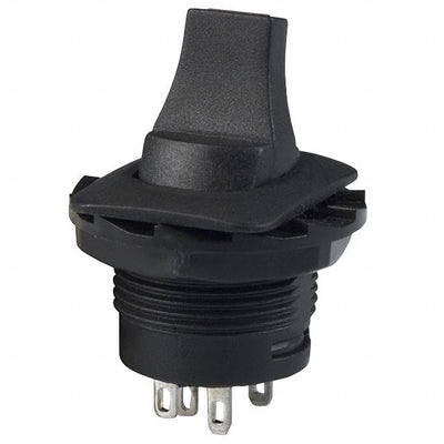 RR3405CLGRN by E-Switch - ROCKER SWITCH SPDT 10A 125V