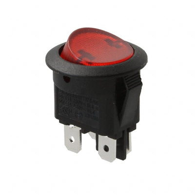 RR812C1000-116 by E-Switch - ROCKER SWITCH DPST 16A 125V