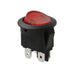 RR812C1000-116 by E-Switch - ROCKER SWITCH DPST 16A 125V