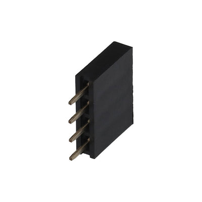 RS1-04-G by Adam Tech - RECEPTACLE STRIP 4P 2.54MM PITCH
