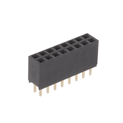 RS2-16-G by Adam Tech - RECEPTACLE STRIP 16P 2.54MM PITC