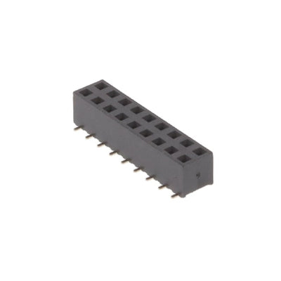 RS2BE-18-G-SMT by Adam Tech - RECEPTACLE STRIP 18P 2.54MM PITC