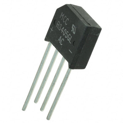 RS405GL-BP by Micro Commercial Co - BRIDGE RECT 1PHASE 600V 4A RS-4L
