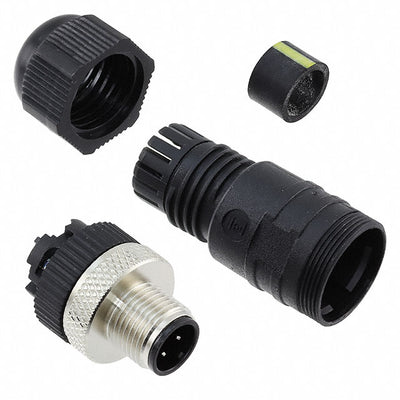 RSC 4/9 by Lumberg Automation - CONNECTOR RECPT MALE 4P SCREW 5PK