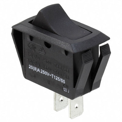 RSC144D1100 by E-Switch - ROCKER SWITCH SPST-NO 20A 125V