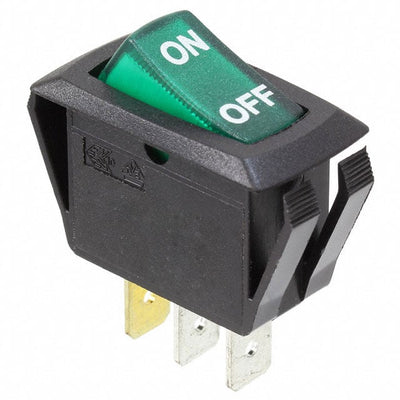 RSC241D1023-135 by E-Switch - ROCKER SWITCH SPST 20A 125V
