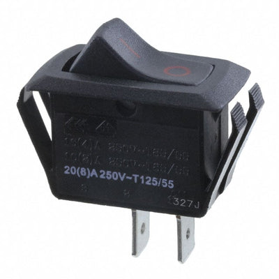 RSC241D1A81 by E-Switch - ROCKER SWITCH SPST 20A 125V