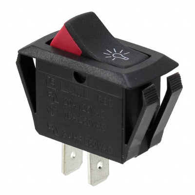 RSC441D1A2Z11 by E-Switch - ROCKER SWITCH SPST 20A 125V