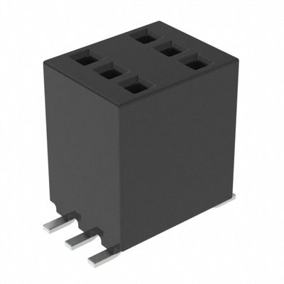 RSM-103-02-S-D by Samtec Inc. - CONNECTOR RECPT 6POS 0.05 GOLD SMD