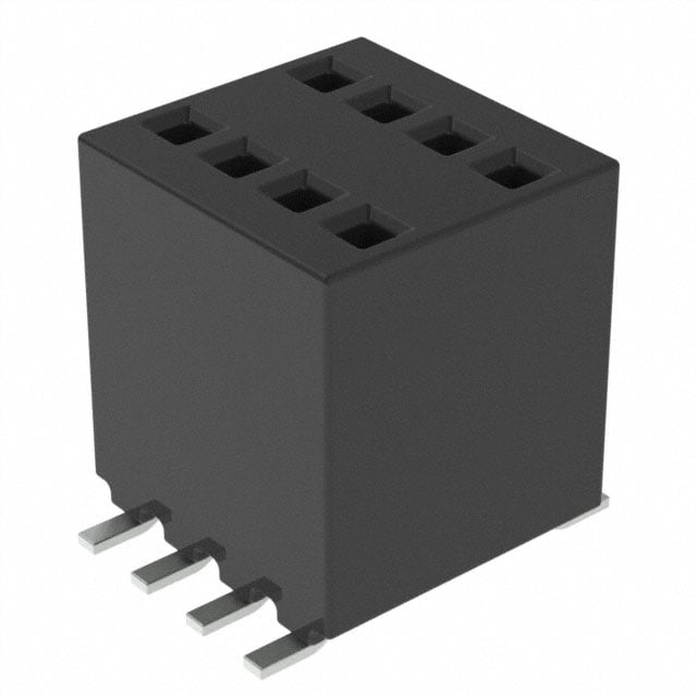 RSM-104-02-L-D by Samtec Inc. - CONNECTOR RECPT 8POS 0.05 GOLD SMD
