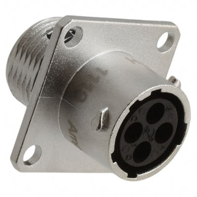 RT00104SNH by Amphenol Sine Systems Corp - CONNECTOR RECPT HSNG FMALE 4POS PNL MT
