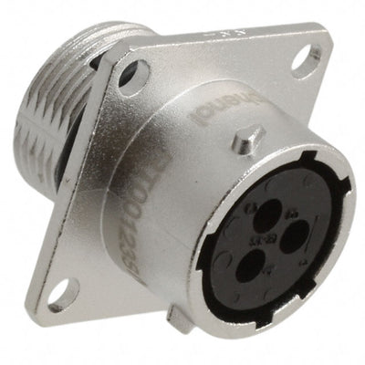 RT00123SNH by Amphenol Sine Systems Corp - CONNECTOR RECPT HSNG FMALE 3POS PNL MT