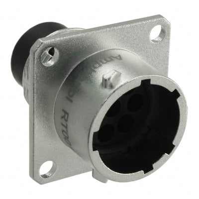 RT00128PNH by Amphenol Sine Systems Corp - CONNECTOR RECPT HSNG MALE 8POS PNL MNT