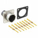 RT00128PNH-K by Amphenol Sine Systems Corp - CONNECTOR RECPT MALE 8POS GOLD CRIMP