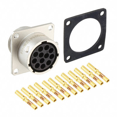 RT001412SNH-K by Amphenol Sine Systems Corp - CONNECTOR RECPT FMALE 12POS GOLD CRIMP