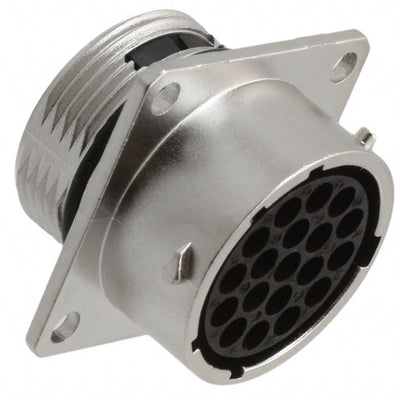 RT001619SNH by Amphenol Sine Systems Corp - CONNECTOR RECPT HSG FMALE 19POS PNL MT