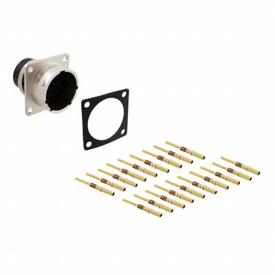 RT001619PNH-K by Amphenol Sine Systems Corp - CONNECTOR RECPT MALE 19POS GOLD CRIMP
