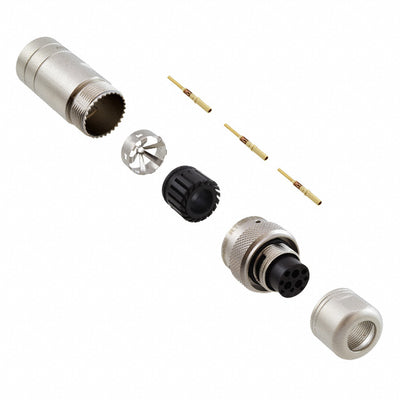 RT06123PNH-K by Amphenol Sine Systems Corp - CONNECTOR PLUG MALE 3POS GOLD CRIMP