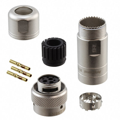 RT06123SNH-K by Amphenol Sine Systems Corp - CONNECTOR PLUG FMALE 3POS GOLD CRIMP