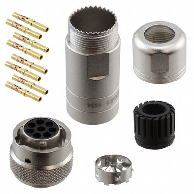 RT06128SNH-K by Amphenol Sine Systems Corp - CONNECTOR PLUG FMALE 8POS GOLD CRIMP