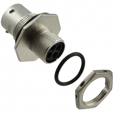 RT07104PNH by Amphenol Sine Systems Corp - CONNECTOR RECPT HSNG MALE 4POS PNL MNT