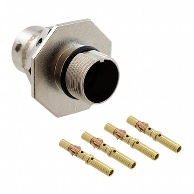 RT07104SNH-K by Amphenol Sine Systems Corp - CONNECTOR RECPT FMALE 4POS GOLD CRIMP