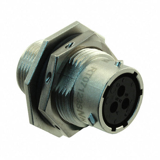 RT07123SNH by Amphenol Sine Systems Corp - CONNECTOR RECPT HSNG FMALE 3POS PNL MT
