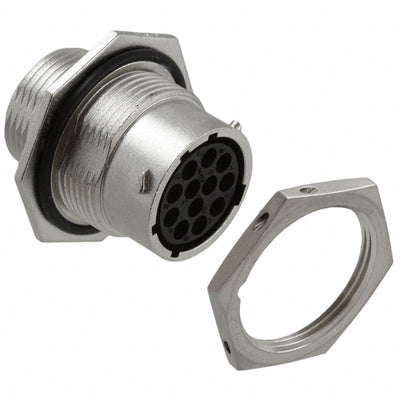 RT071412SNH by Amphenol Sine Systems Corp - CONNECTOR RECPT HSG FMALE 12POS PNL MT