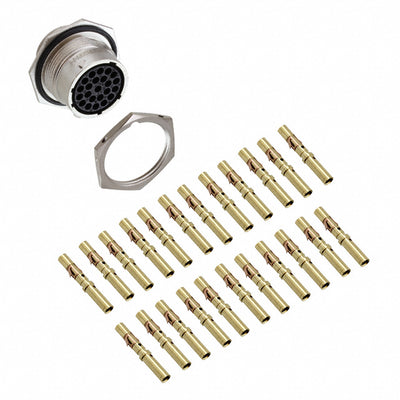 RT071823SNH-K by Amphenol Sine Systems Corp - CONNECTOR RECPT FMALE 23POS GOLD CRIMP