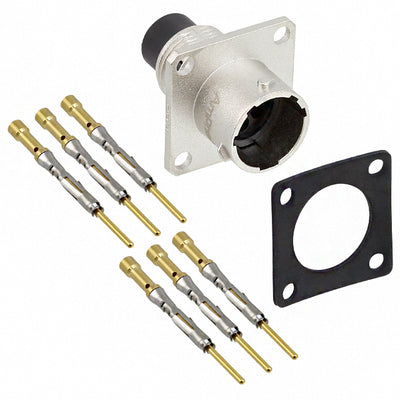 RT0W0106PNH-K by Amphenol Sine Systems Corp - CONNECTOR RECPT MALE 6POS GOLD CRIMP