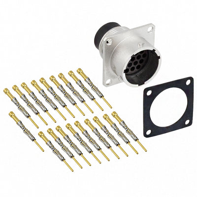RT0W01419PNH-K by Amphenol Sine Systems Corp - CONNECTOR RECPT MALE 19POS GOLD CRIMP