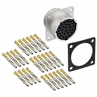 RT0W01626SNH-K by Amphenol Sine Systems Corp - CONNECTOR RECPT FMALE 26POS GOLD CRIMP