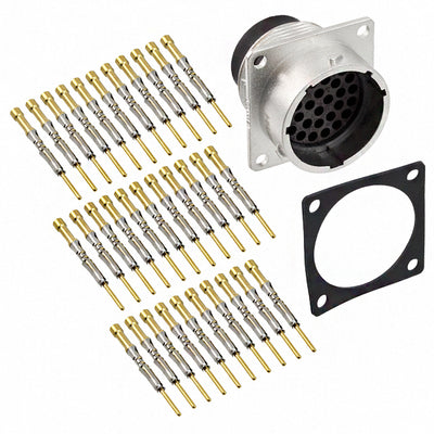RT0W01832PNH-K by Amphenol Sine Systems Corp - CONNECTOR RECPT MALE 32POS GOLD CRIMP