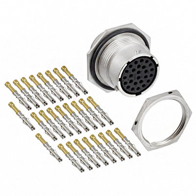 RT0W71626SNH-K by Amphenol Sine Systems Corp - CONNECTOR RECPT FMALE 26POS GOLD CRIMP
