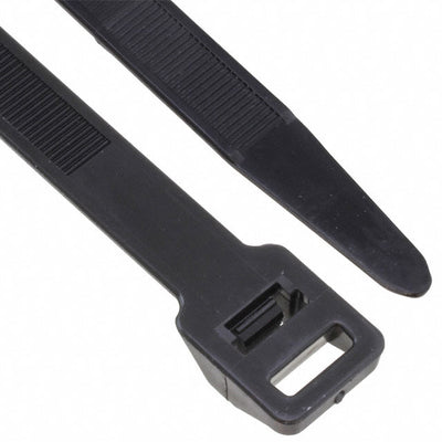 RT250L0X2 by HellermannTyton - CABLE TIE RELEAS BLK 250LB 2.887
