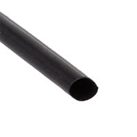 RT555-1/8-0-SP by TE Connectivity Aerospace, Defense and Marine - HEATSHRINK 1/8"" BLACK FEET