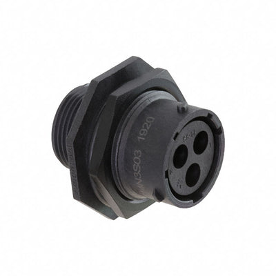 RTS714N3S03 by Amphenol Sine Systems Corp - CONNECTOR RECPT HSG FMALE 3POS PNL MT