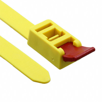 RTT750HR.NX1P by HellermannTyton - CABLE TIE REL YLW 200LBS 2.461