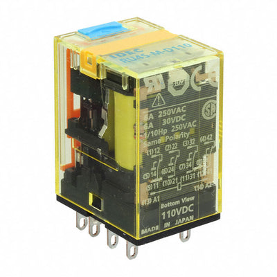 RU4S-D24 by IDEC - RELAY GEN PURPOSE 4PDT 6A 24V
